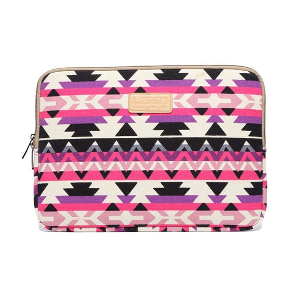 LiSEN LS-518 Lingge Pattern Laptop Computer Liner Bags, Size: 13 inch(Rose Red Pattern Geometry)