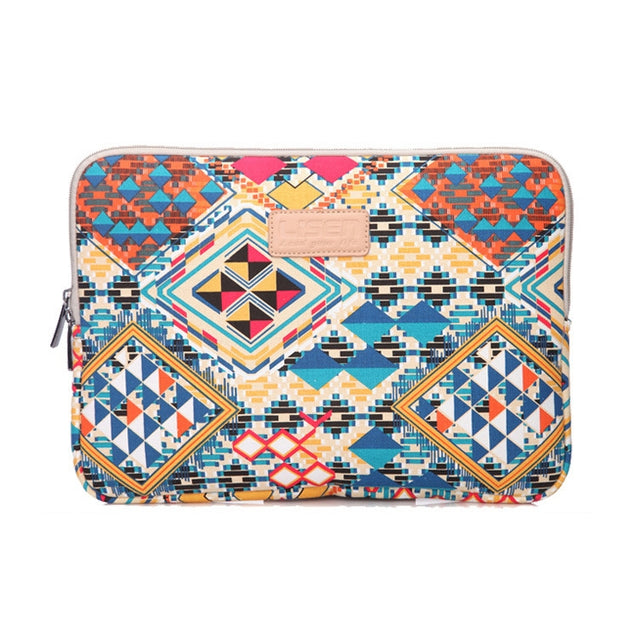 LiSEN LS-518 Lingge Pattern Laptop Computer Liner Bags, Size: 14 inch(Blue Pattern Diamond Lattice)