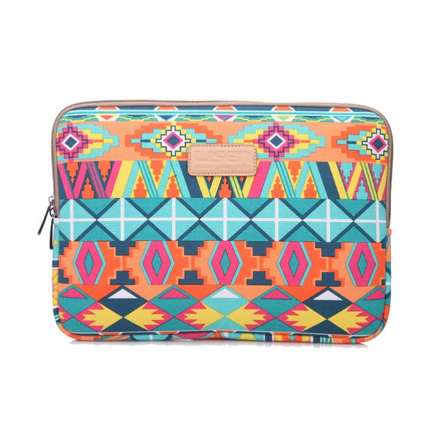 LiSEN LS-518 Lingge Pattern Laptop Computer Liner Bags, Size: 15 inch(Green Pattern Diamond Lattice)