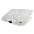ICE COOREL N106 Laptop Base Adjustment Radiator Dual-Fan Notebook Cooling Bracket, Colour: Flagship Version (Ivory White) - free shipping - PMC TechLife - Order now!