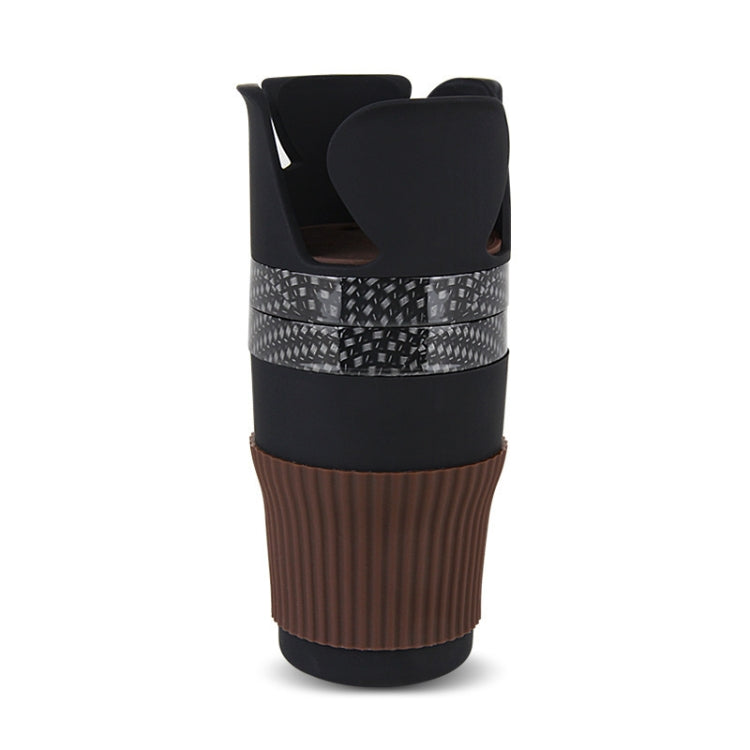 SUITU R151-4  Car Air Outlet Storage Water Cup Holder Mobile Phone Navigation Multi-function Storage Box(Black Square)