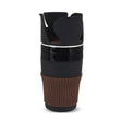 SUITU R151-4 Car Air Outlet Storage Water Cup Holder Mobile Phone Navigation Multi-function Storage Box(Black Silver Side) - Car Drink Holders by SUITU | Online Shopping South Africa | PMc TechLife | Buy Now Pay Later Mobicred