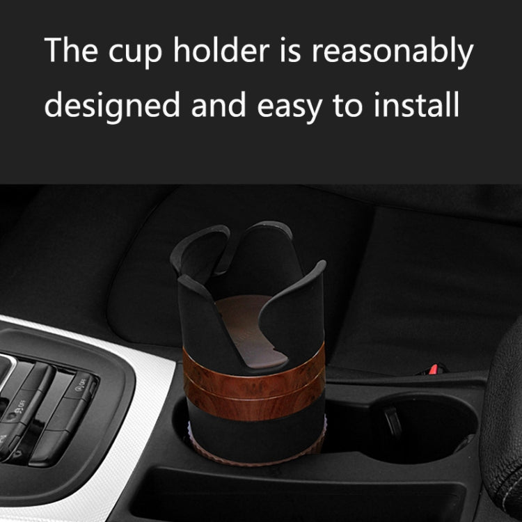 SUITU R151-4  Car Air Outlet Storage Water Cup Holder Mobile Phone Navigation Multi-function Storage Box(Black Square)