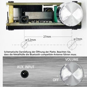 ZK-502C HIFI Wireless Bluetooth 5.0 TPA3116 Digital Power Audio Amplifier Board  50W X 2 Stereo AMP Amplificador With Shell