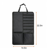 2 PCS Car Seat Back Hanging Bag Oxford Cloth Storage Bag(Black)