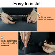 2 PCS Car Seat Back Hanging Bag Oxford Cloth Storage Bag(Black)