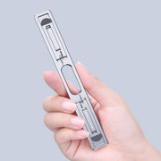 Oatsbasf K01 Adjustable Desktop Heightening Base Aluminum Alloy Radiator Folding Laptop Stand(Silver)