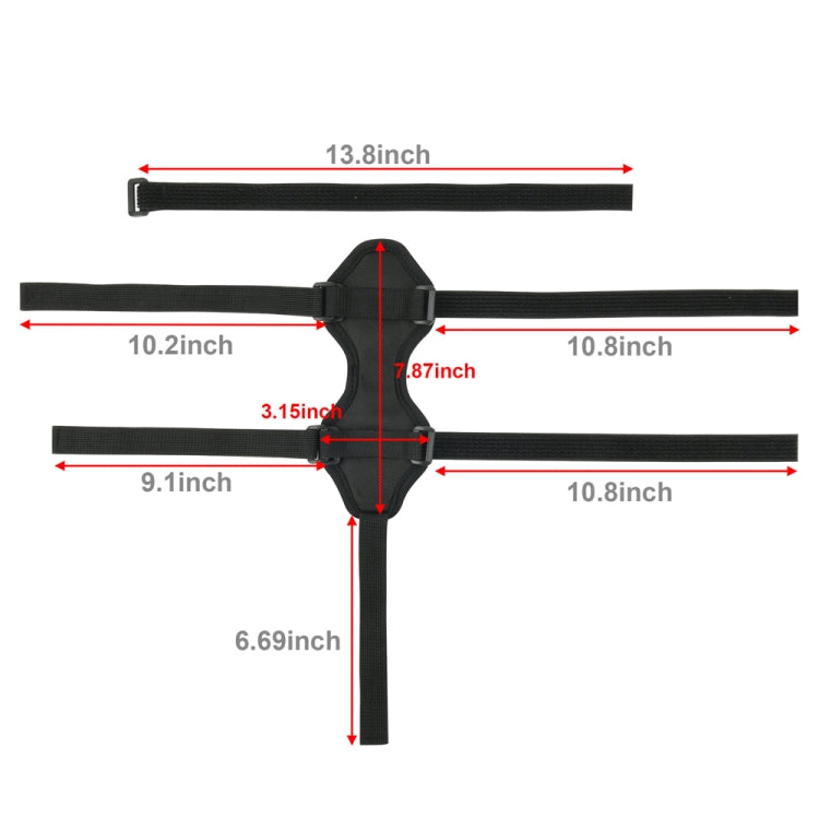 Bicycle Audio Fixing Strap Outdoor Cycling Water Cup Strap(Black)