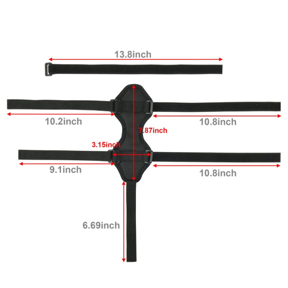 Bicycle Audio Fixing Strap Outdoor Cycling Water Cup Strap(Black)