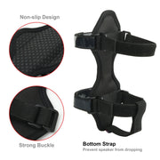 Bicycle Audio Fixing Strap Outdoor Cycling Water Cup Strap(Black)