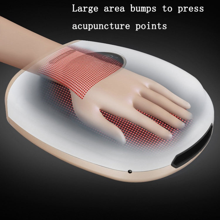 Hand Finger Joint Massager Wrist Palm Physiotherapy Mouse Hand Meridian Acupoint Massager, Specification: Plug(Rose Red)