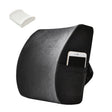 Office Waist Cushion Car Pillow With Pillow Core, Style: Memory Foam(Suede Black) - free shipping - PMC TechLife - Order now!