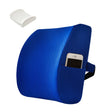 Office Waist Cushion Car Pillow With Pillow Core, Style: Memory Foam(Mesh Royal Blue) - free shipping - PMC TechLife - Order now!