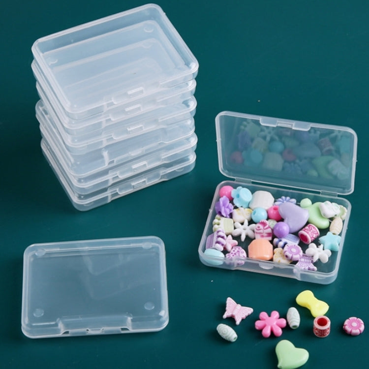 30 PCS Rectangular PP Transparent Plastic Box Parts Hardware Tool Accessories Storage Box
