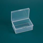 20 PCS Rectangular Transparent Storage Box Plastic Universal Packaging Box With Cover Parts Accessories Storage Box