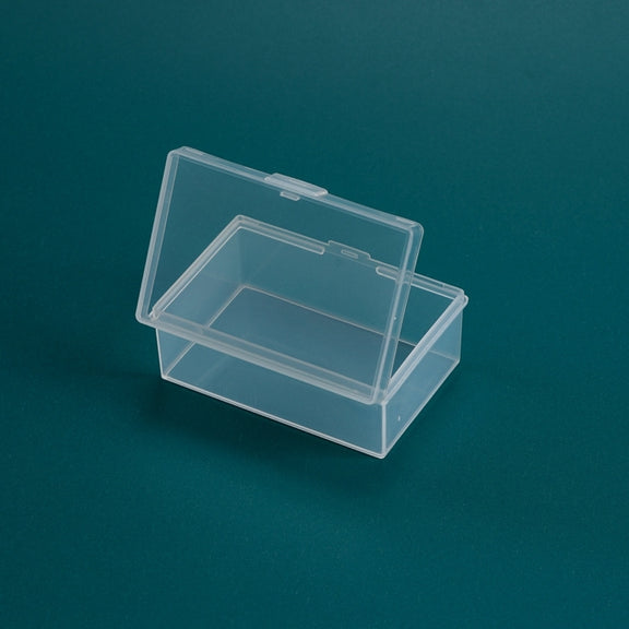 20 PCS Rectangular Transparent Storage Box Plastic Universal Packaging Box With Cover Parts Accessories Storage Box