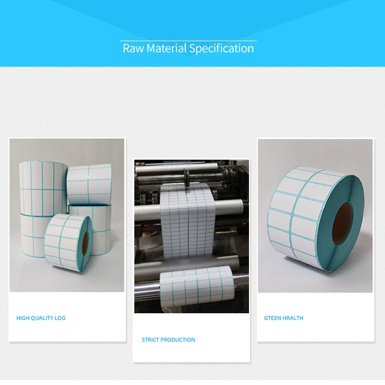 Sc5030 Double-Row Three-Proof Thermal Paper Water-resistant Barcode Sticker, Size: 40 x 60 mm (2000 Pieces)