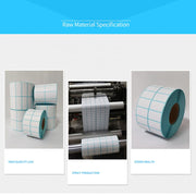 Sc5030 Double-Row Three-Proof Thermal Paper Water-resistant Barcode Sticker, Size: 50 x 30 mm (3000 Pieces)