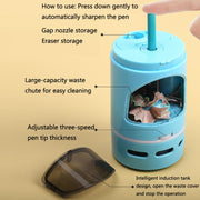XCQ-01 Multifunctional Desktop Vacuum Cleaner with Pencil Sharpener Function(White)