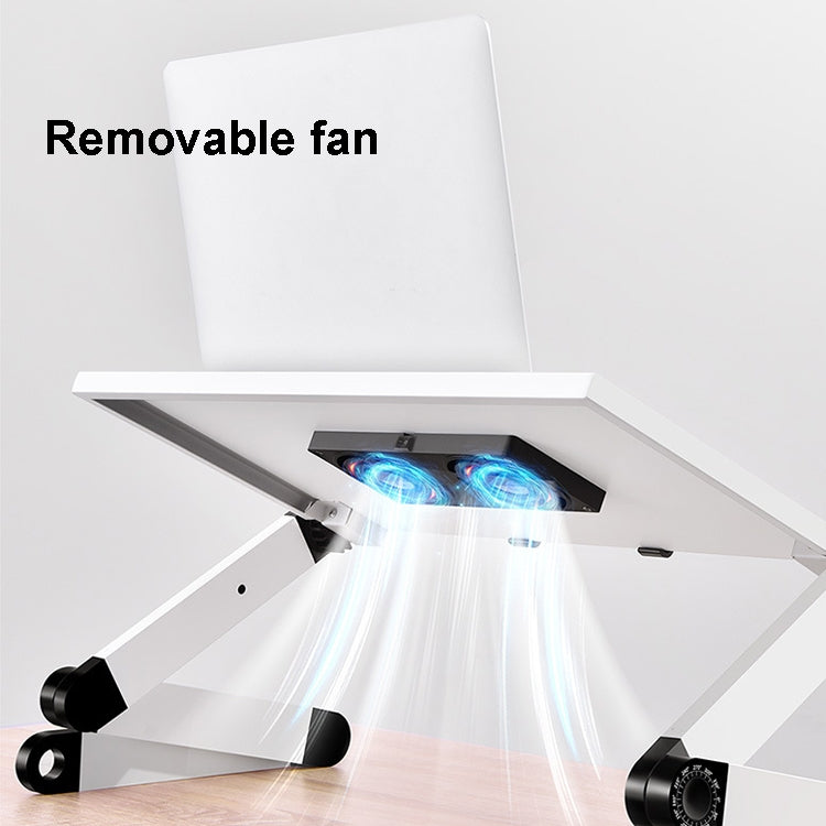 Oatsbasf Folding Computer Desk Laptop Stand Foldable Lifting Heightening Storage Portable Rack,Style: L02  Black