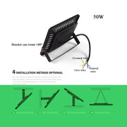 50W Ultra-Thin LED Plant Light, Full Spectrum COB Growth Light, Vegetable, Fruit & Flower Greenhouse Fill Light With Plug, Specification:EU Plug