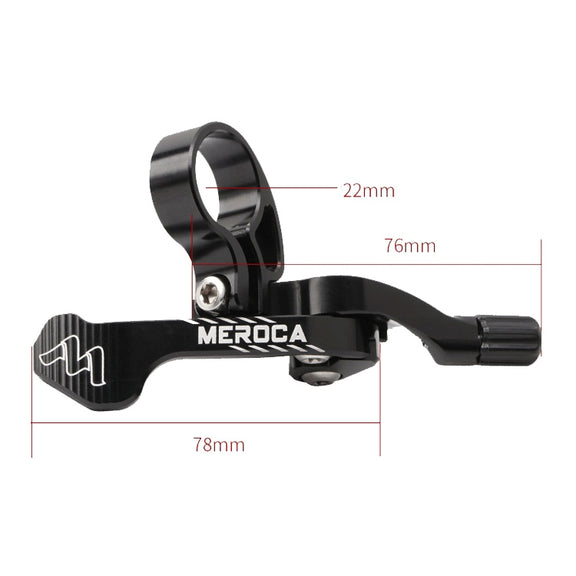 MEROCA Bicycle Telescoping Pipeline Controller Lifting Sitting Pipeline Control Switch(Black)