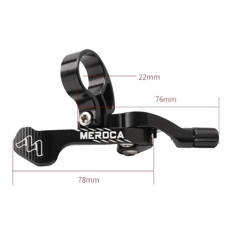 MEROCA Bicycle Telescoping Pipeline Controller Lifting Sitting Pipeline Control Switch(Black Green)