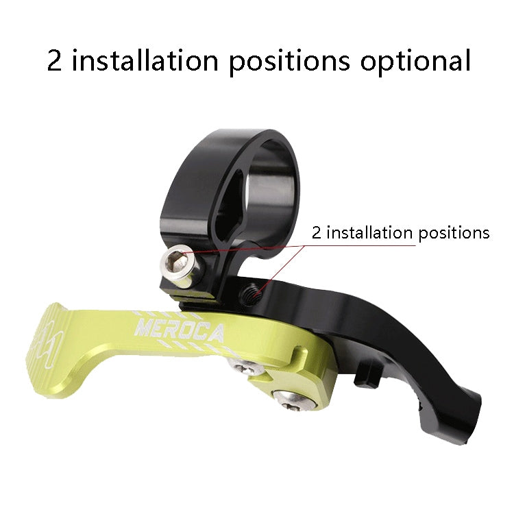 MEROCA Bicycle Telescoping Pipeline Controller Lifting Sitting Pipeline Control Switch(Black)