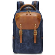 K805 Waterproof Batik Canvas Camera Backpack Outdoor Liner Shoulder Photography Bag(Blue) - Backpack by PMC TechLife | Online Shopping South Africa | PMC TechLife | Buy Now Pay Later Mobicred
