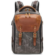 K805 Waterproof Batik Canvas Camera Backpack Outdoor Liner Shoulder Photography Bag(Grey) - Backpack by PMC TechLife | Online Shopping South Africa | PMC TechLife | Buy Now Pay Later Mobicred