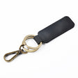 2 PCS Handmade Crazy Horse Leather Retro Keychain Car Couple Keychain, Specification: Double Ring(Black) - Key Rings by PMC TechLife | Online Shopping South Africa | PMC TechLife | Buy Now Pay Later Mobicred