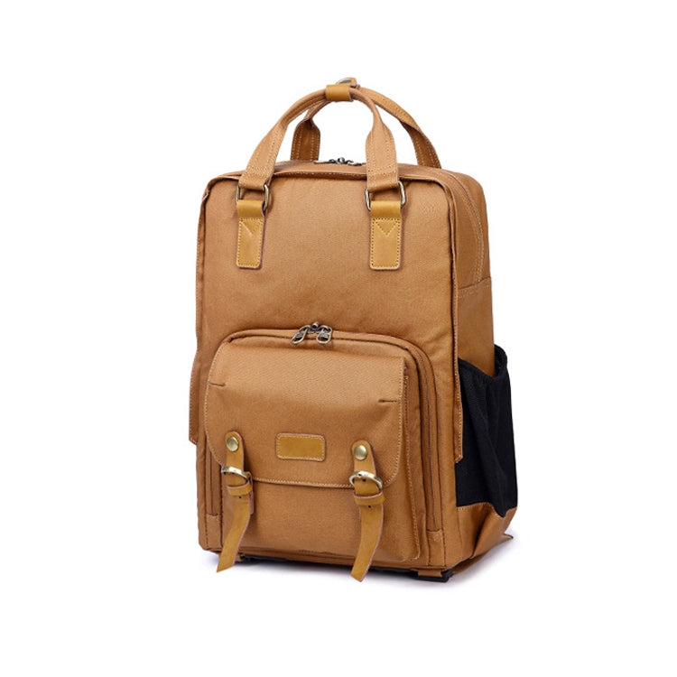 272 Wearable Shoulder Camera Bag Water-resistant SLR Digital Camera Bag(Khaki)
