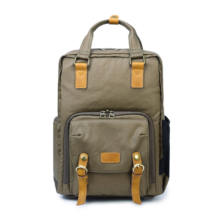 272 Wearable Shoulder Camera Bag Water-resistant SLR Digital Camera Bag(Green)
