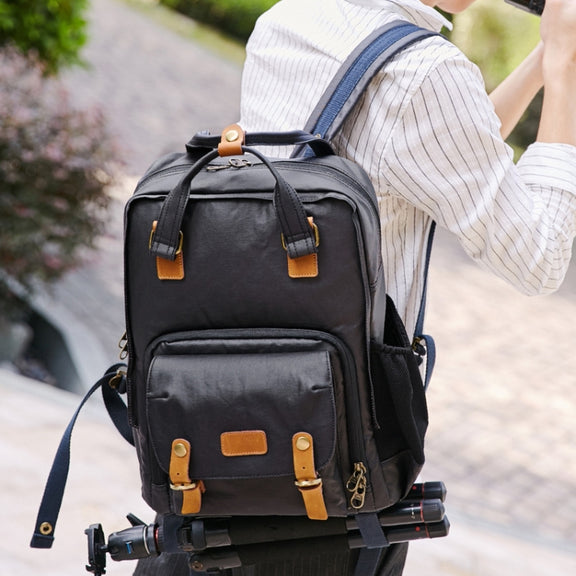 272 Wearable Shoulder Camera Bag Water-resistant SLR Digital Camera Bag(Khaki)