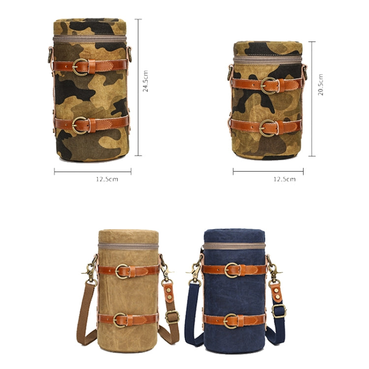 K-807 SLR Camera Storage Bag Water-resistant Canvas Photography Liner Bag, Colour: S (Blue)