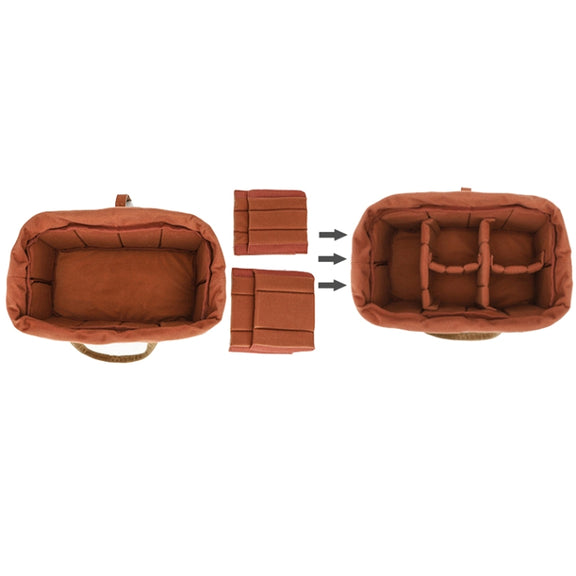 K707 Portable SLR Lens Liner Bag Camera Storage Bag(Navy Blue)