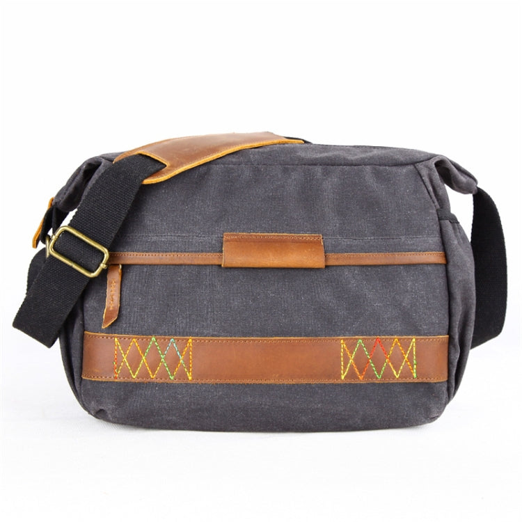 3037 SLR Camera Bag Shoulder Water-resistant Messenger Camera Bag(Gray)