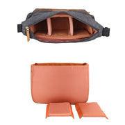 3037 SLR Camera Bag Shoulder Water-resistant Messenger Camera Bag(Khaki)