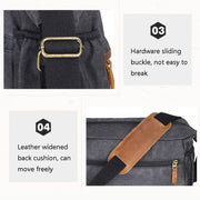 3037 SLR Camera Bag Shoulder Water-resistant Messenger Camera Bag(Khaki)