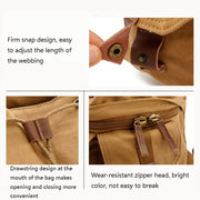 FB-1235-32 SLR Camera Canvas Bag Casual Shoulder Digital Bag(Green)