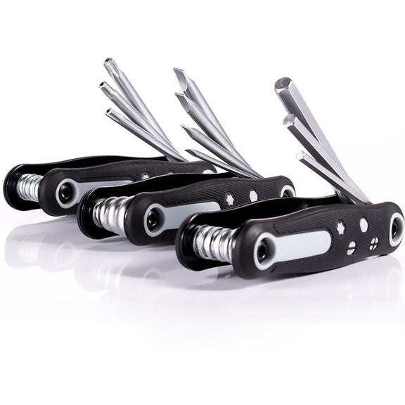 8 In 1 Bicycle Repair Portable Folding Allen Wrench(Inner Hexagon)