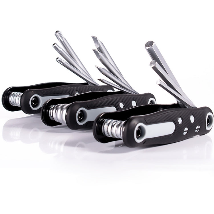 8 In 1 Bicycle Repair Portable Folding Allen Wrench(Inner Hexagon)