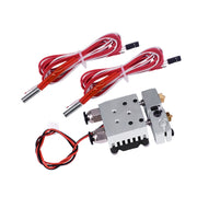 3D Printer Parts E3D V6 Back Screw With Cooling Fan Double-Head Mixed Color Extruded Aluminum Block Kit