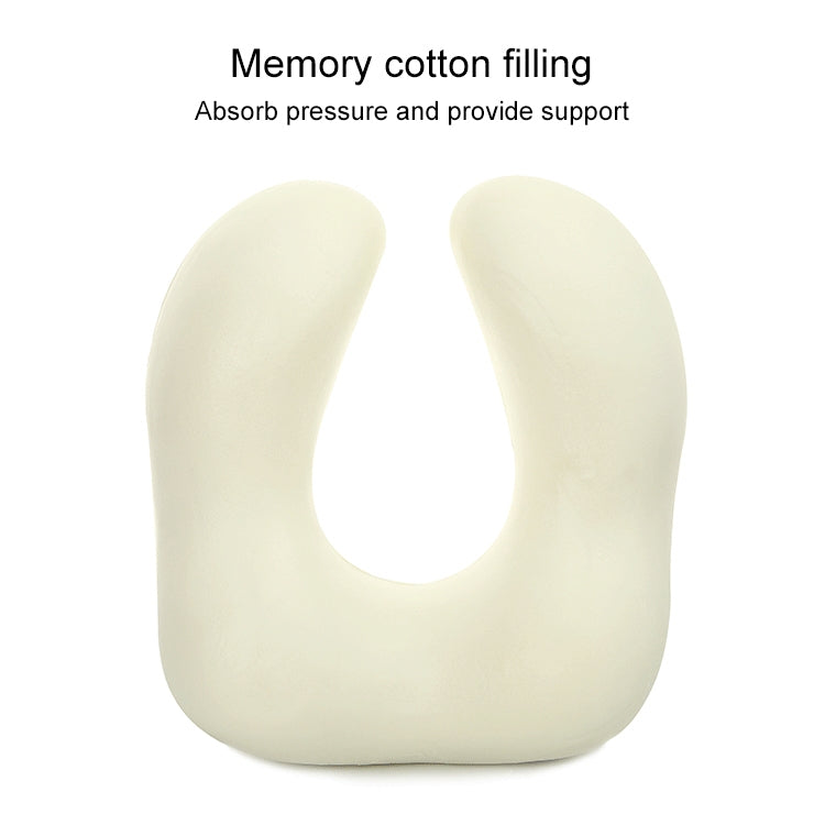 Magnetic Memory Foam U-shaped Pillow Suitable for Travel Solid Pillows(Pink)