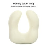 Magnetic Memory Foam U-shaped Pillow Suitable for Travel Solid Pillows(Pink)