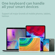 871 9.7 Inch Portable Tablet Bluetooth Keyboard With Touchpad + Mouse Set for iPad(Black + Mouse)