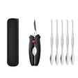 Crab Tool 304 Stainless Steel Crab Fork Crab Scissors Crab Needle,Style: 5 Fork 1 Knife 1 Box - Gadgets by PMC TechLife | Online Shopping South Africa | PMC TechLife | Buy Now Pay Later Mobicred