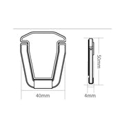 T615 Laptop Heightening Bracket Aluminum Alloy Back Stick Computer Stand(Grey)