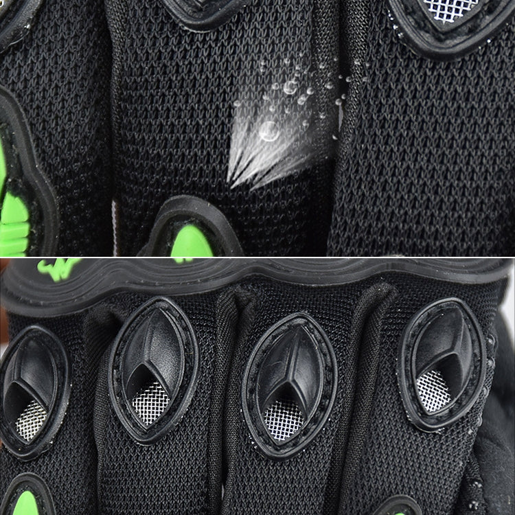 GHOST RACING GR-ST04 Motorcycle Gloves Anti-Fall Full Finger Riding Touch Gloves, Size: L(Gray)
