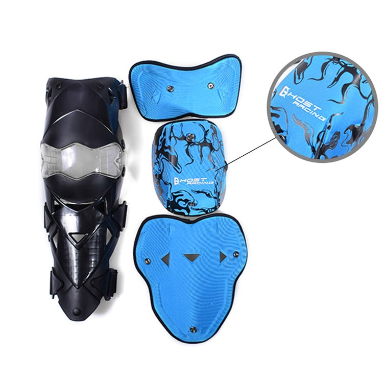 GHOST RACING GR-HX05 Motorcycle Riding Protective Gear Keep Warm Anti-Wind Anti-Fall Locomotive Knee Pad(Black)